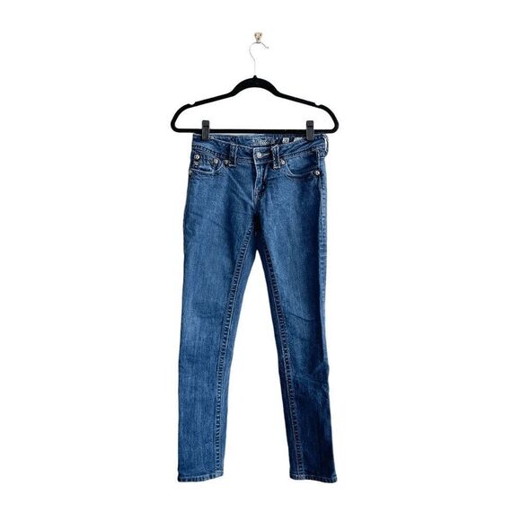 Miss Me Womens Rhinestone Embroidery JPW5123SK Skinny Jeans Size 28 - Picture 3 of 12